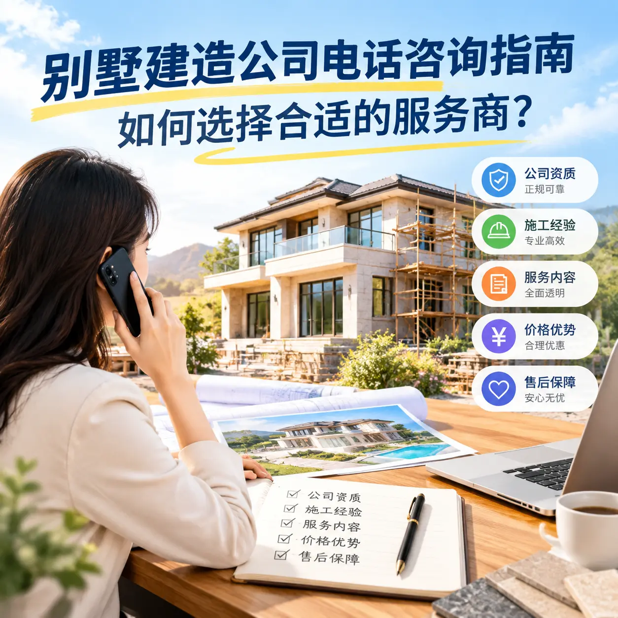 别墅建造公司电话咨询指南,如何选择合适的服务商?