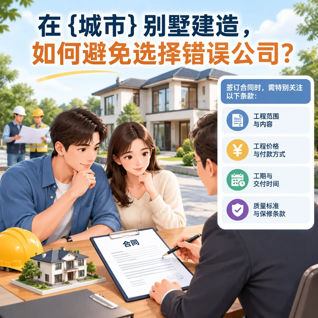 在 正安 别墅建造,如何避免选择错误公司?