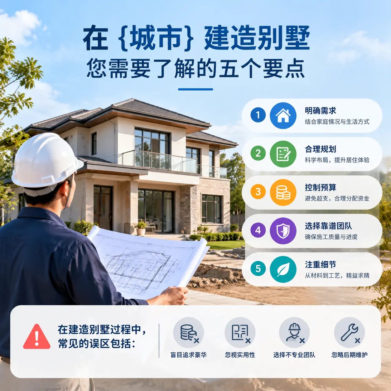 在 正安 建造别墅,您需要了解的五个要点