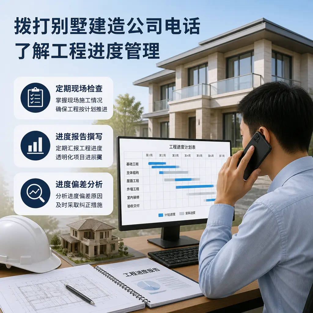 拨打正安别墅建造公司电话,了解工程进度管理