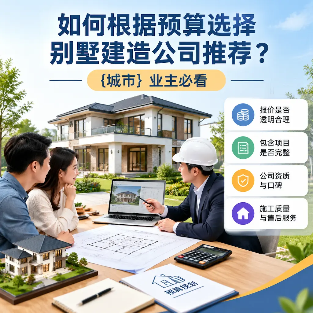 如何根据预算选择别墅建造公司推荐? 正安 业主必看